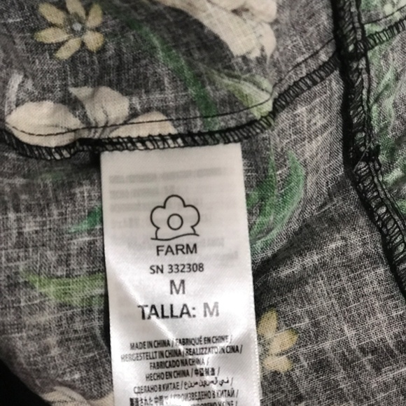 FARM Rio Flowers Arch Black Mini Dress - Picture 6 of 6